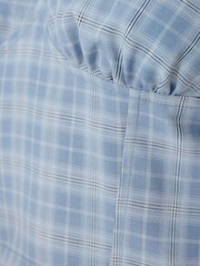 Pimkie Edition Women's Plaid Casual Versatile Daily Wear Shirt - Blue - View 3