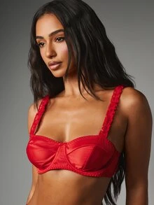 MISSGUIDED Women Bra And Panty Sets - Red - View 2