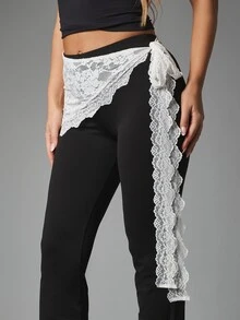 MISSGUIDED Women Leggings - Black and White - View 4