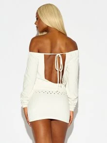 SUMWON WOMEN Women Two-Piece Outfits - White - View 5