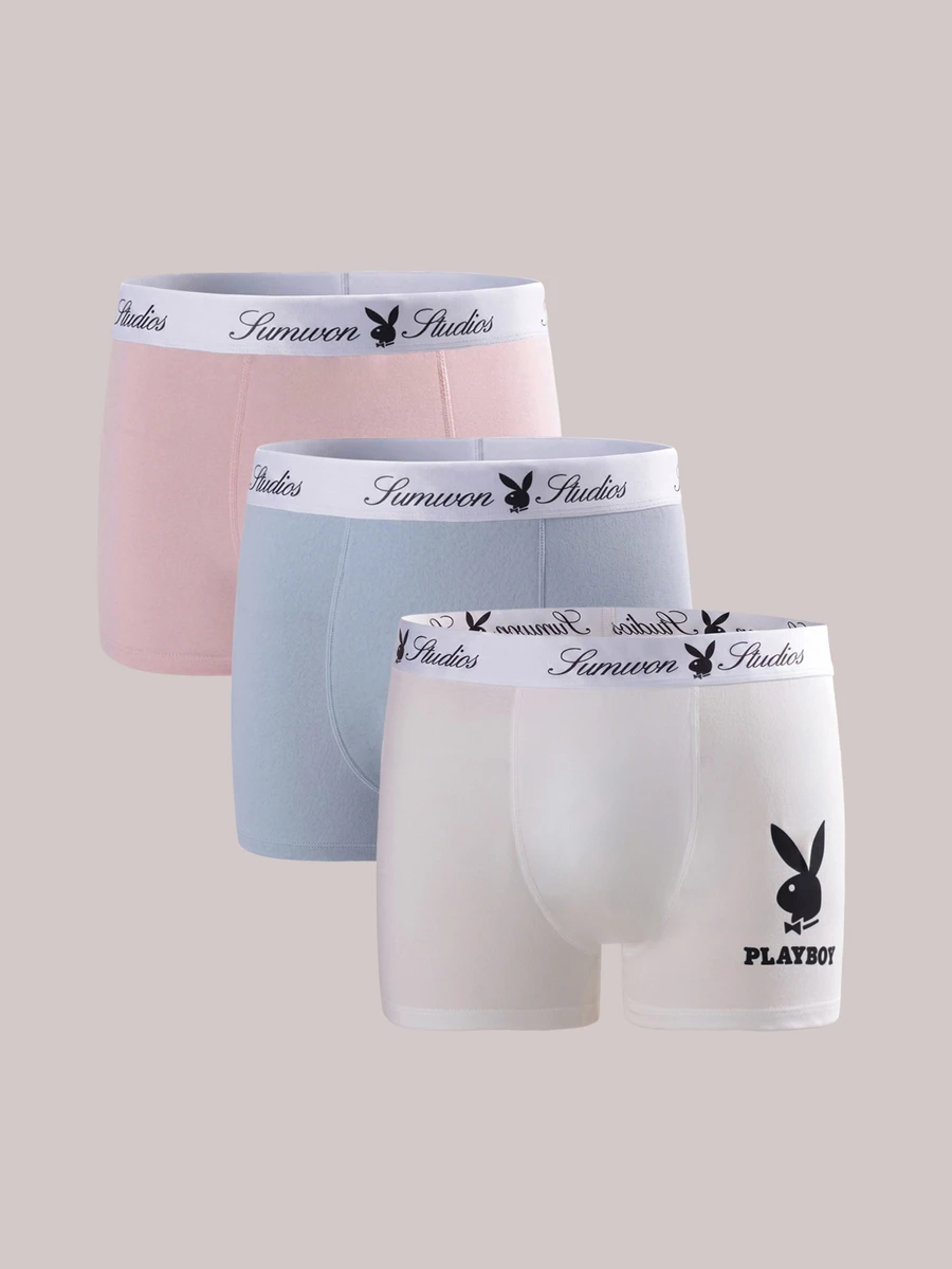 PLAYBOY X SUMWON ملابس داخلية ترنك رجالية - متعدد الألوان - مشاهدة 1