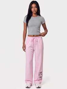 MISSGUIDED TEEN Rhinestone Angel Wings Back Print Ribbed Crop T-Shirt With Script Chest Detail Round Neck Short Sleeve Summer Festival Top - Dark Grey - View 6