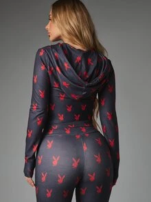 Missguided x Playboy , Halloween - Black - View 2