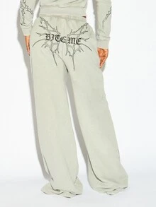 SUMWON WOMEN Women Sweatpants - Grey - View 2