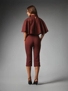 MISSGUIDED Women Two-Piece Outfits - Brown - View 2