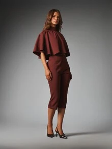 MISSGUIDED Women Two-Piece Outfits - Brown - View 3