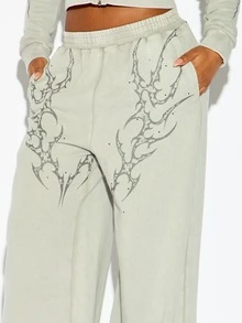 SUMWON WOMEN Women Sweatpants - Grey - View 5