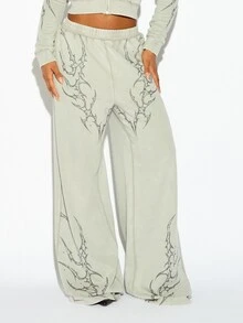 SUMWON WOMEN Women Sweatpants - Grey - View 1