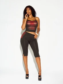 SUMWON WOMEN Women Leggings - Black - View 4