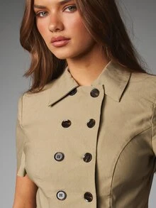 MISSGUIDED Women Coats - Khaki - View 5