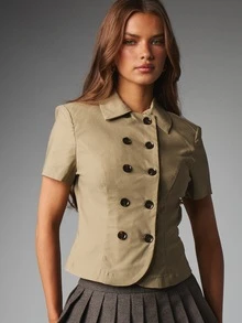 MISSGUIDED Women Coats - Khaki - View 4