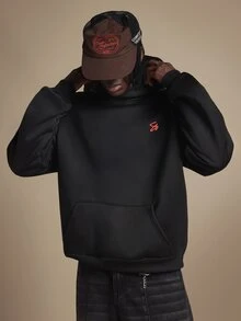 SUMWON Men Hoodies - Black - View 2