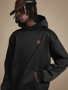 SUMWON Men Hoodies - Black - View 4