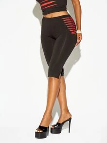 SUMWON WOMEN Women Leggings - Black - View 1