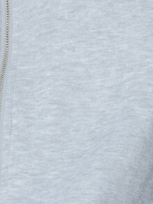Pimkie Edition Women's Solid Color Drop Shoulder Long Sleeve Zip-Up Casual Sweatshirt - Grey - View 6