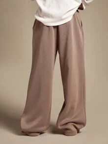 SUMWON Men Sweatpants - Camel - View 2