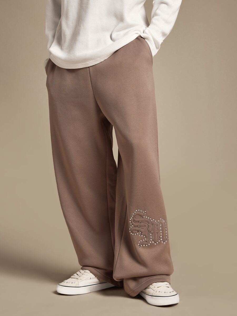 SUMWON Men Sweatpants - Camel - View 1