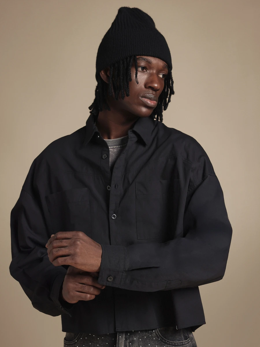 SUMWON Men Shirts - Black - View 1