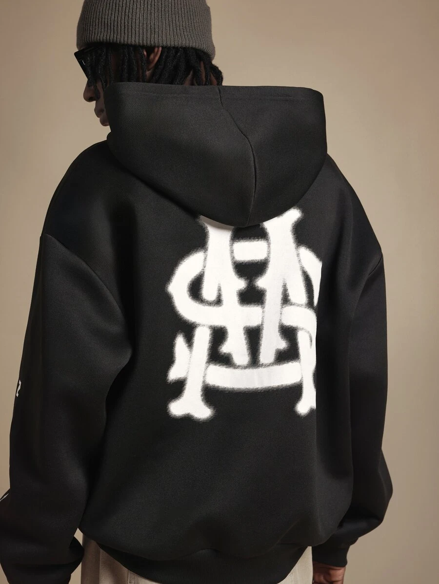 SUMWON Men Hoodies - Black - View 1