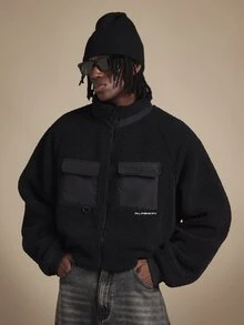 SUMWON Men Jackets And Coats - Black - View 4