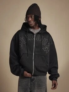 SUMWON Men Hoodies - Black - View 1