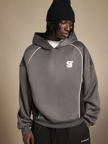 SUMWON Men Hoodies - Dark Grey - View 4