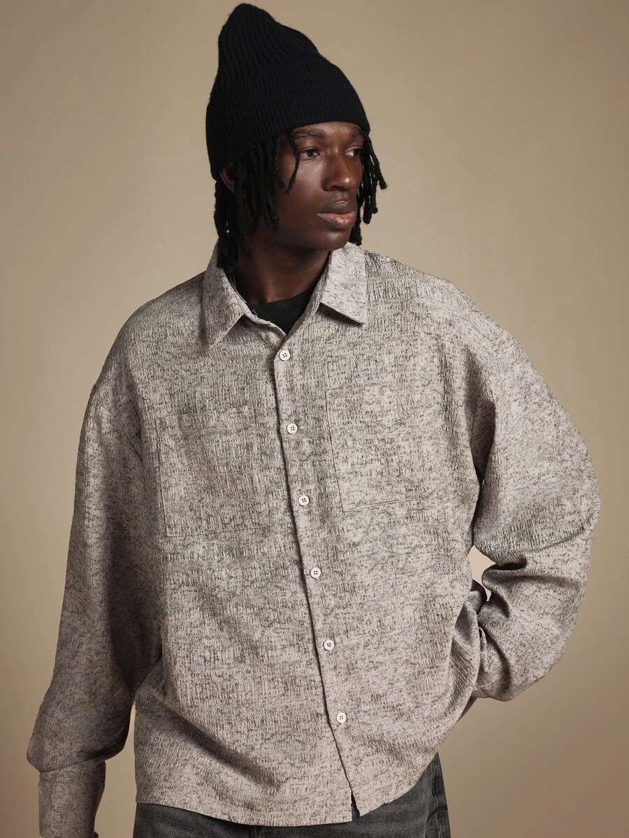 SUMWON Men Shirts - Grey - View 1