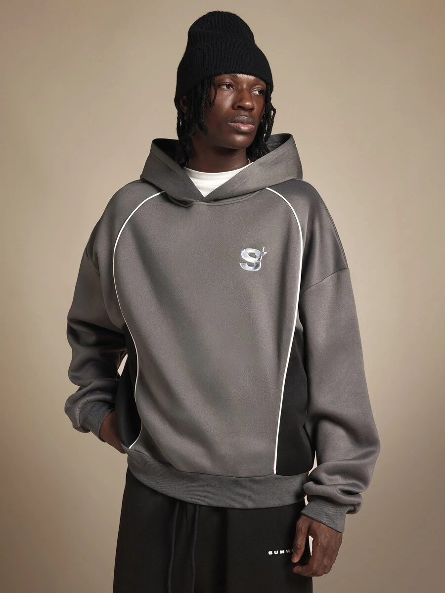 SUMWON Men Hoodies - Dark Grey - View 1