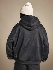 SUMWON Men Hoodies - Black - View 2