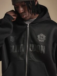 SUMWON Men Hoodies - Black - View 5