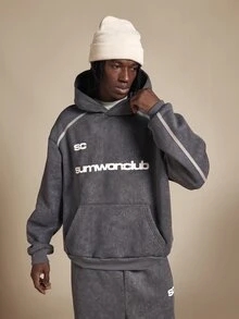SUMWON Men Hoodies - Grey - View 4