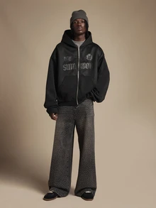 SUMWON Men Hoodies - Black - View 3
