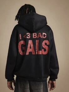 SUMWON Men Sweatshirts - Black - View 1
