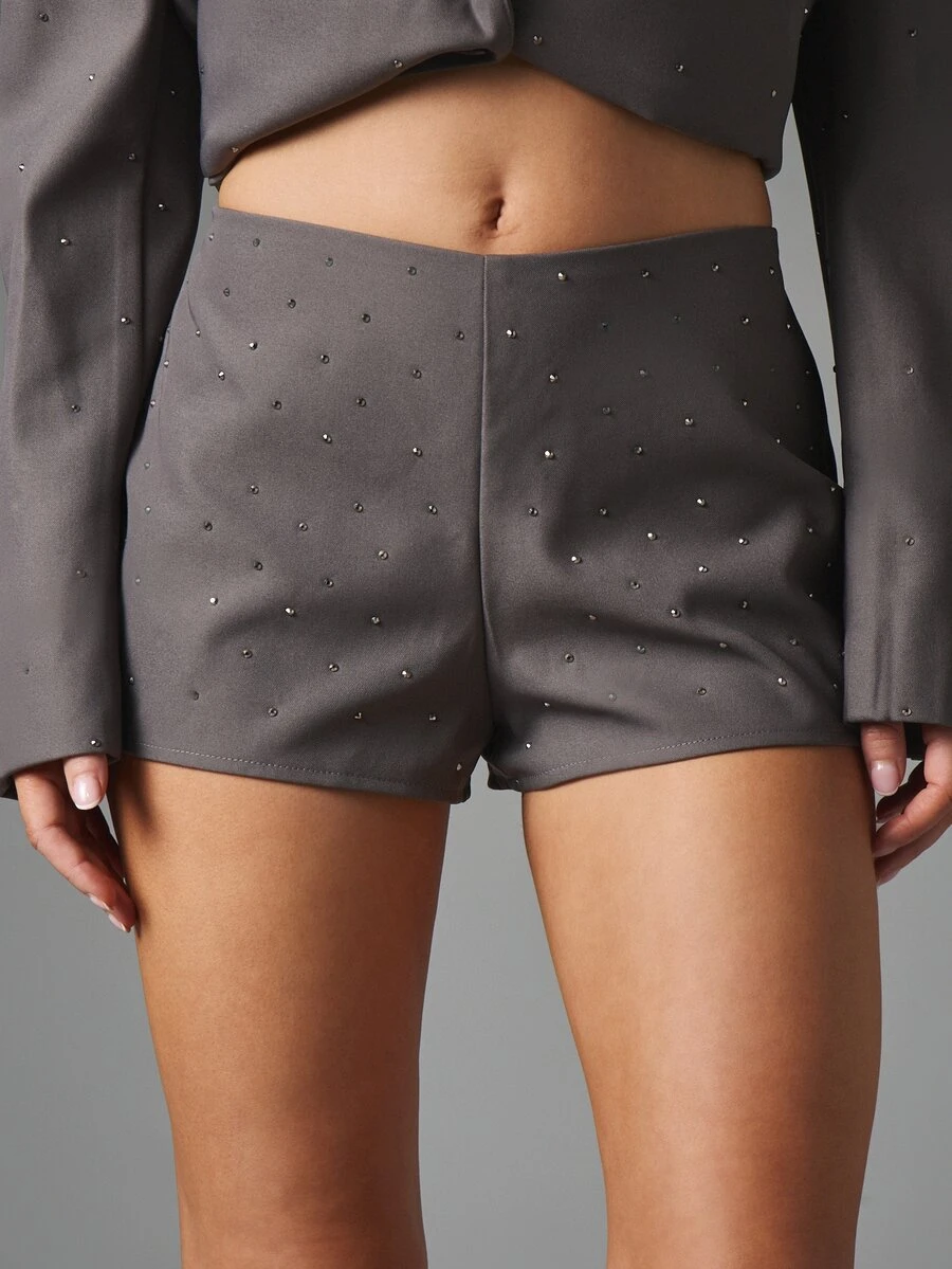 MISSGUIDED Women Shorts - Grey - View 1