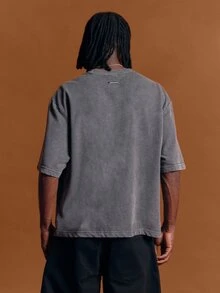 SUMWON Kaos Pria - Dark Grey - View 2