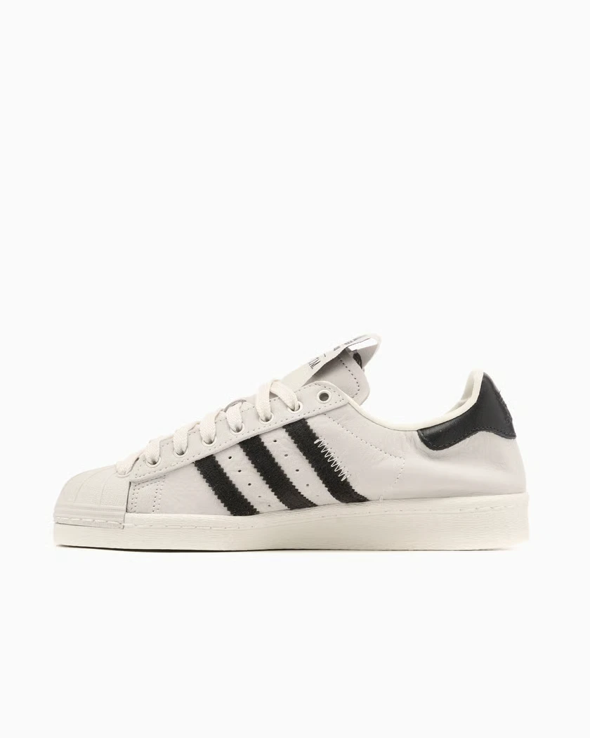 Adidas 阿迪达斯，Superstar 82 SFTM，JQ0958，（CREWHT/CBLACK/OWHITE）11.5 - 奶白/炭黑/奶白 - 查看 1