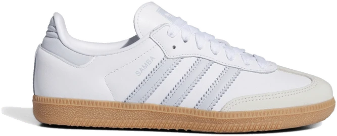 Adidas SAMBA OG W - 白色/藍色 - 查看 1