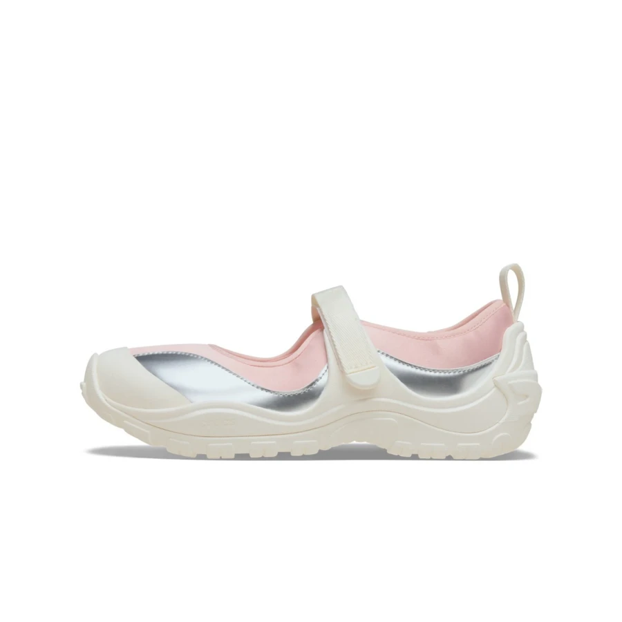 Crocs，Terre Ballet Core，210639-0WV，（粉笔色）5 - 粉筆白 - 查看 1