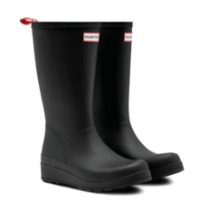 Hunter Original Play Boot 女式高筒休闲靴 - 黑色 - 查看 1