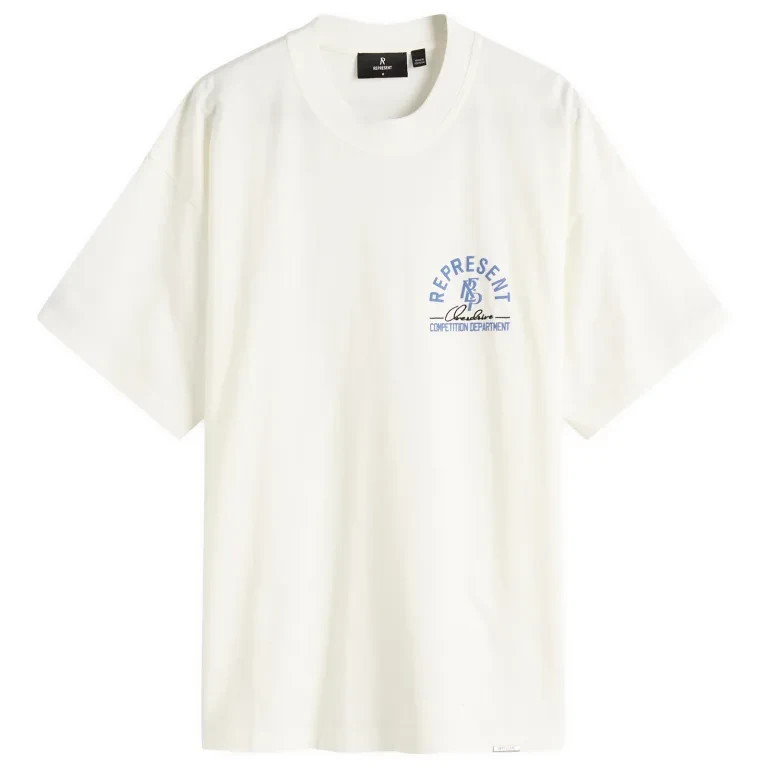 REPRESENT 竞赛部门 T 恤,MLM4161-72,(平白)S 码 - 霧面白 - 查看 1