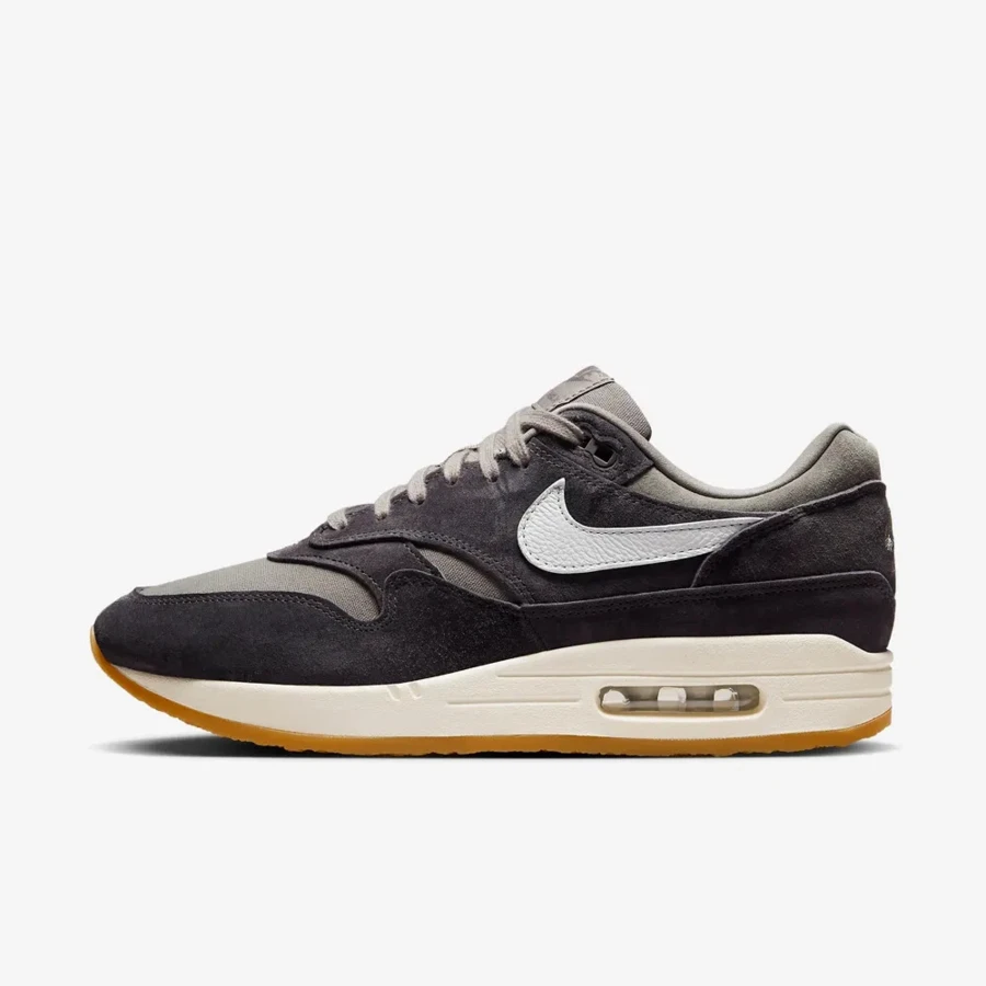 Nike, Air Max 1 Premium 2, FD5088-001, (XÁM MỀM/XÁM TRUNG TÍNH-XÁM SÉT) 4 - Xám nhạt/Xám trung tính-Xám sấm sét - Xem 1