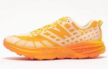 HOKA，U 飞速山羊 2，1162710-DRL，（黎明之光 / 太阳珊瑚）M12/W13 - 拂曉光/日珊瑚 - 查看 1