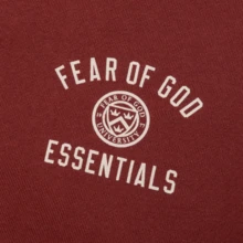 FOG ESSENTIALS Fleece Crewneck, 785HO242066K, (CRIMSON) 8 - scarlet - View 3