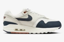 Giày nữ Nike Air Max 1 thường ngày, nhẹ, đệm êm, thoáng khí, thoải mái, đế dày, có logo, thân thiện với da, đa năng, dùng hằng ngày, tập gym, đi làm, sau giờ làm, giải trí, du lịch, hẹn hò FD2370-110 - Nâu khoáng nhạt/Trắng cánh buồm-Đá vỏ chai - Xem 2
