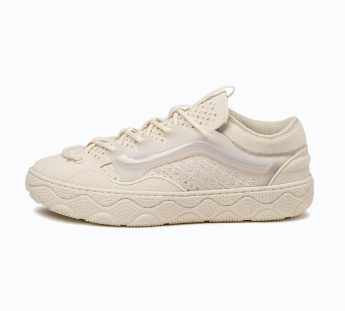 Vans Old Skool 女士休闲鞋 轻便缓震透气舒适厚底logo亲肤百搭日常健身通勤下班休闲旅行约会 VN000D7DFS81 - 北極絲白/北極絲白 - 查看 1