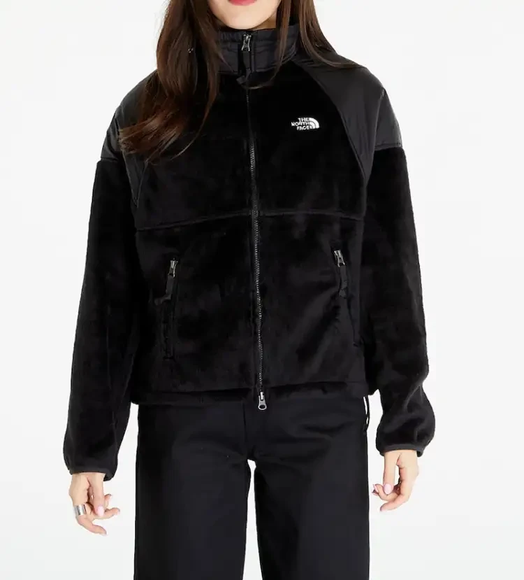 The North Face 女款 Versa 丝绒夹克，NF0A84F8JK3，(TNF - 畫布顏色 - 查看 1