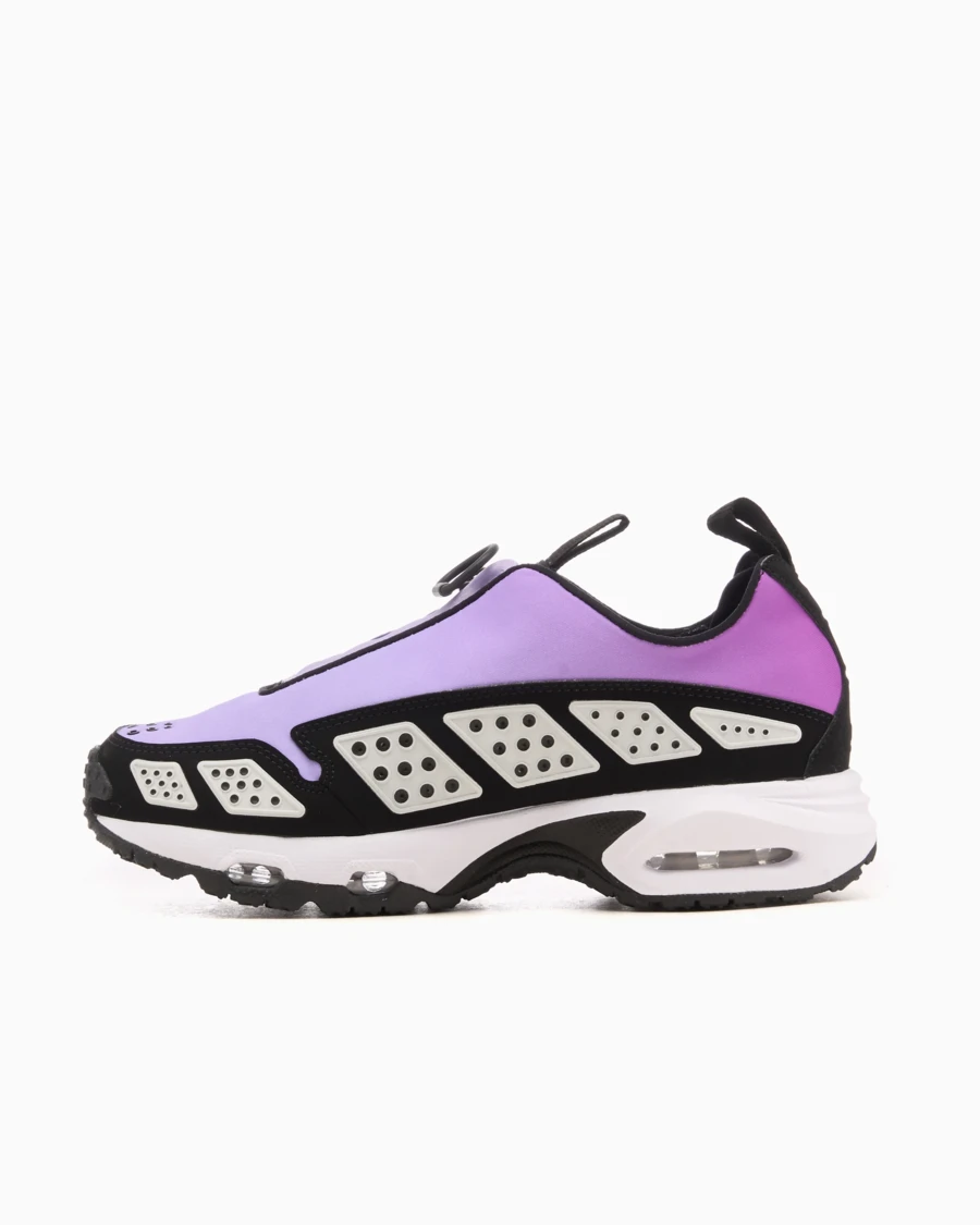 Nike, W, Air Max SNDR, HJ8080-500, (TÍM SIÊU TÍM/ĐEN-TRẮNG-CẨM TỰ NHIÊN) 12 - Điểm nổi bật Tím/Đen-Trắng-Xanh cẩm tú cầu - Xem 1