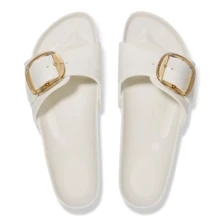 Birkenstock，马德里 Eva Big Buckle，1029633，（蛋壳色）38 - 蛋殼白 - 查看 2