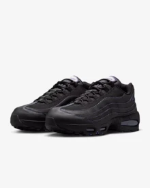 Nike，Air Max 95 OG，IB7936-001，（黑色/黑紫狼灰）9.5 - 黑色/黑色-波斯紫-狼灰 - 查看 2