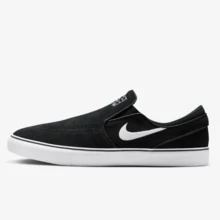Nike, SB Janoski+ Slip, FN5893-001, (黑/白-黑-黑) 12 - 黑色/白色-黑色-黑色 - 查看 1